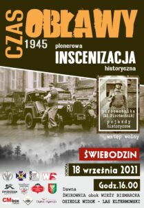 czas obławy - plakat inscenizacji historycznej 18. września las eltermowski