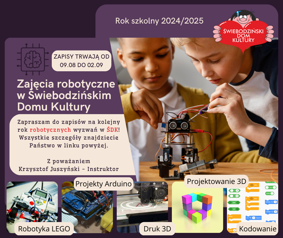 zapisy na zajęcia z robotyki